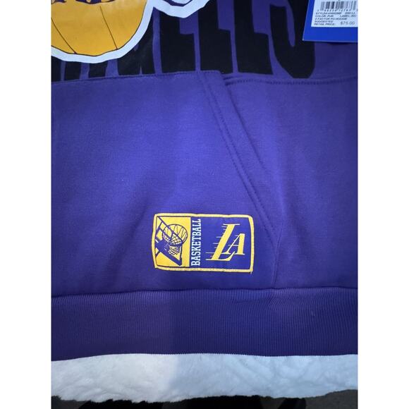 Los Angeles Lakers NBA Hoodie Men's M Licensed UltraGame New With Tags - Picture 5 of 9